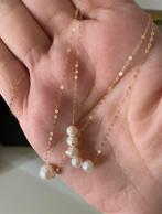 18kt gouden halsketting, Handtassen en Accessoires, Kettingen, Ophalen, Zo goed als nieuw, Goud, Goud