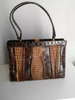 Handtas in croco leder, Ophalen of Verzenden, Handtas
