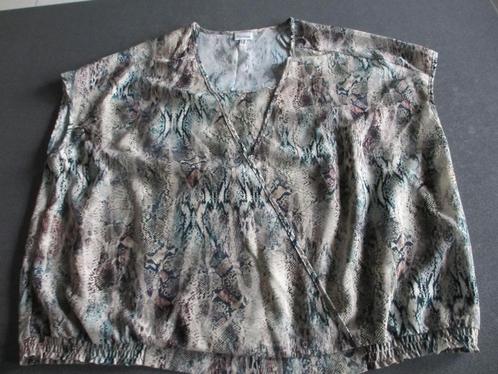 dames blouse slangenlook, Kleding | Dames, Blouses en Tunieken, Zo goed als nieuw, Maat 46/48 (XL) of groter, Ophalen