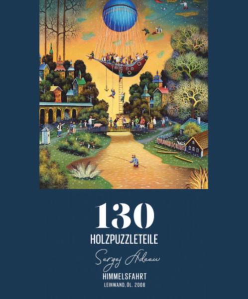 Davici Houte Puzzel - Himmelfahrt - 130, Hobby en Vrije tijd, Denksport en Puzzels, Zo goed als nieuw, Legpuzzel, Minder dan 500 stukjes