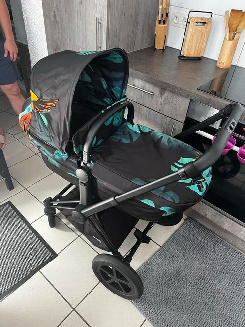 Poussette cybex platinium EDITION « Birds of paradise », Kinderen en Baby's, Kinderwagens en Combinaties, Zo goed als nieuw, Kinderwagen