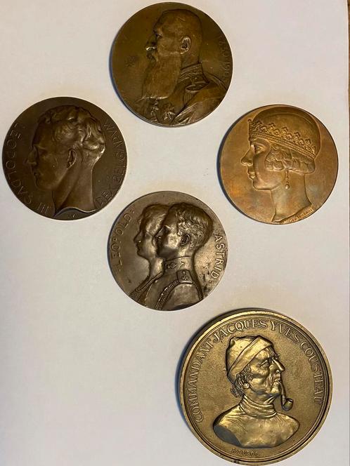 Bronze Penningen ( €25 per stuk), Timbres & Monnaies, Pièces & Médailles, Bronze, Enlèvement