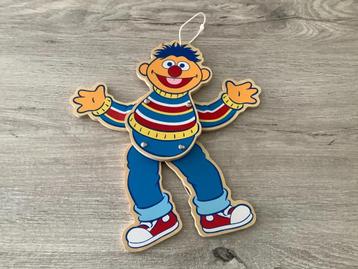 Sesamstraat Ernie houten trekpop (25 cm) (2010) beschikbaar voor biedingen