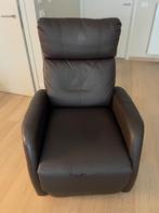 Bruine relaxzetel GRATIS, Huis en Inrichting, Fauteuils, Ophalen, Gebruikt