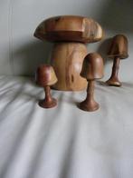 Champignons en bois - pieces artisanales uniques, Antiquités & Art, Enlèvement ou Envoi