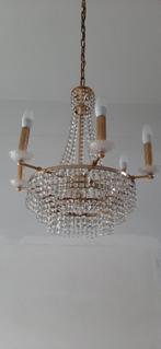 Kristal verlokken glinsteren kroonluster kroonluchter, Antiek en Kunst, Ophalen