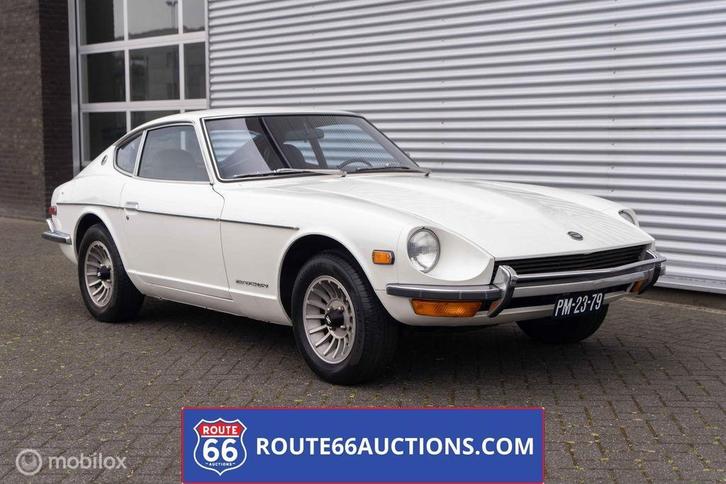 Datsun 240Z | 1972 | Route 66 Auctions, Auto's, Oldtimers, Bedrijf, Te koop, Overige merken, Benzine, Overige carrosserie, Handgeschakeld