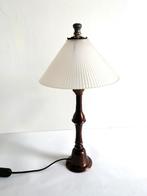 Lampe de table, lampe de salon, abat-jour, bronze, Moins de 50 cm, Enlèvement ou Envoi, Klassiek, Comme neuf