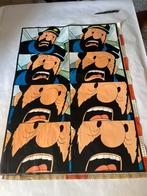 1972 Hergé Belvision Captain Haddock Poster 100 x 75, Ophalen of Verzenden