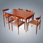 Table et chaises Vintage Oswald Vermaercke V-form 1960's, Enlèvement