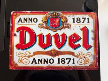 Plaat duvel 30x20  beschikbaar voor biedingen