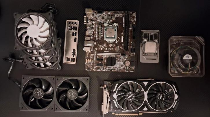 Cpu, boederbord, gpu, fans, koeler, Informatique & Logiciels, Cartes vidéo, AMD, Enlèvement