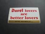 Sticker : Duvel Moortgat n.v., Verzamelen, Ophalen of Verzenden, Nieuw, Merk