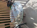 Table tronc d arbre.jardin ou salon 450€ à bruxelles, Ophalen of Verzenden