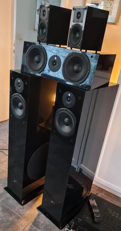 Audio Pro Home Cinéma 5 baffles - état impeccable, Audio, Tv en Foto, Home Cinema-sets, Zo goed als nieuw, 7.1-systeem, 70 watt of meer