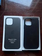 Apple iPhone 12 Pro Leather Case – Zwart – MagSafe, Enlèvement ou Envoi, Comme neuf, IPhone 12