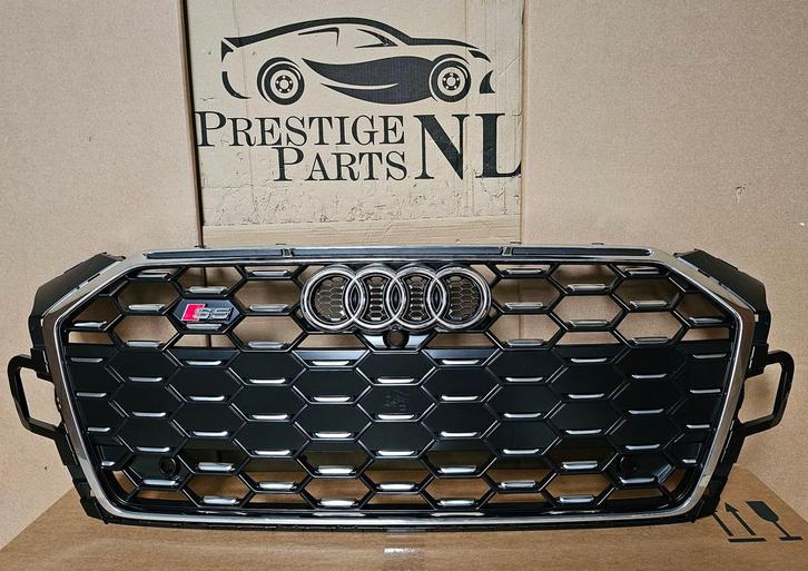Grill Audi A5 B9 F5 8W Facelift S5 GRILLE MOOI bj.2019-2025, Auto-onderdelen, Carrosserie, Bumper, Voor, Gebruikt, Ophalen of Verzenden