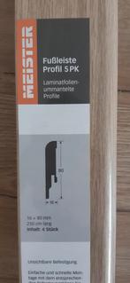 Houten plinten MEISTER Risseiche 250cm/80mm/16mm, Doe-het-zelf en Bouw, Ophalen, Nieuw, Plinten