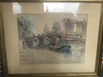 Aquarel Johannes Gerardus 'Jan' den Hengst- Delft 1904-1983, Ophalen