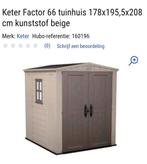 Abri de jardin en PVC Keter factor, Enlèvement, Abri de jardin