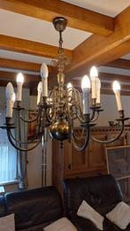 2 Koperen lusters, Huis en Inrichting, Lampen | Kroonluchters, Ophalen, Zo goed als nieuw