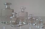 Vintage set van 5 glazen weegschaalgewichten, Ophalen of Verzenden