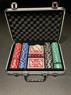 Pokerset koffer aluminium 200 chips, Hobby en Vrije tijd, Ophalen, Zo goed als nieuw