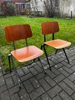 Galvanitas stoelen te koop, Huis en Inrichting, Ophalen, Gebruikt, Bruin, Schoolstoel