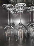 6 witte wijn glazen kristal, Ophalen of Verzenden