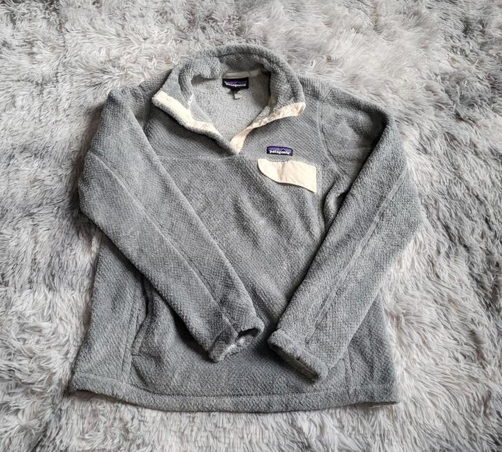 Patagonia Re-Tool Snap-T — Fleece voor dames, maat M, Kleding | Heren, Truien en Vesten, Zo goed als nieuw, Beige, Ophalen of Verzenden