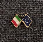 PIN - VLAG - EUROPA - ITALIË - DRAPEAU - EUROPE - ITALY, Envoi, Utilisé, Ville ou Campagne, Insigne ou Pin's