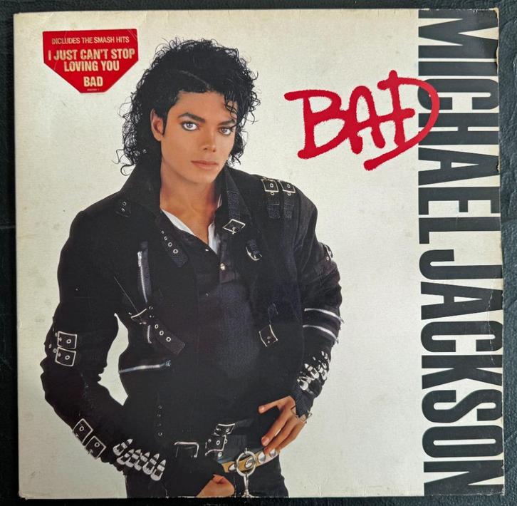 LP (Vinyl) Michael Jackson "BAD" - 1987, Cd's en Dvd's, Vinyl | Pop, Gebruikt, 1980 tot 2000, 12 inch, Ophalen of Verzenden