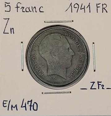 5 Francs 1941 FR     (861) beschikbaar voor biedingen