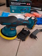 Poliermachine excentrische 10 delige met 2  x accu nieuw, Ophalen