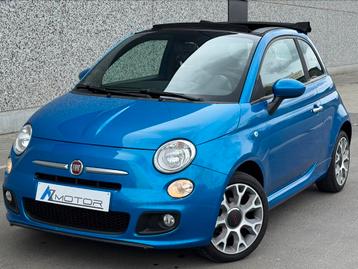 Fiat 500C 1.2i Sport 12/2014 Cabriolet Airco Etat neuf Euro6 beschikbaar voor biedingen