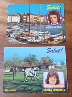 2 postkaarten/ MICHEL SARDOU/GERARD LENORMAN/ Salut!, Collections, Enlèvement ou Envoi