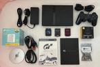 PS2 Slim (NTSC-J) – Gran Turismo 4 Bundle + Accessories, Zwart, Ophalen of Verzenden, Zo goed als nieuw, Met geheugenkaart