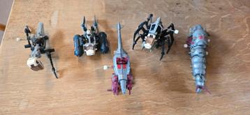 Lot de 5 zoids de chez Tomy annee 80 motorisé en bon etat, Enlèvement, Comme neuf