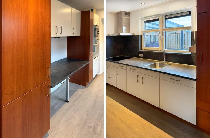 Rechte keuken totaal 462 cm met apparatuur en apotheker kast, Huis en Inrichting, Keuken | Complete keukens, Gebruikt, Ophalen