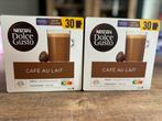 Dolce gusto cafe au lait 2 dozen 60stuks, Elektronische apparatuur, Koffiemachine-accessoires, Ophalen of Verzenden, Zo goed als nieuw