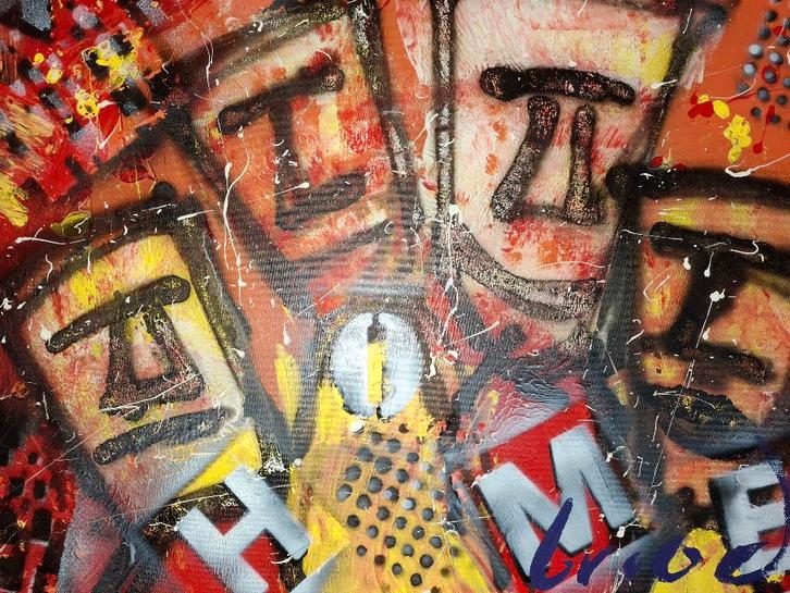 Herman Brood Signé sur toile, Antiquités & Art, Art | Peinture | Classique, Enlèvement