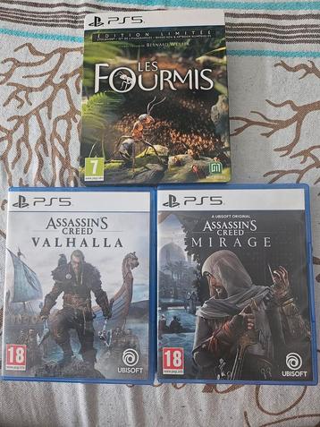 Assassin's Creed ps5-spelletjes/mieren  beschikbaar voor biedingen