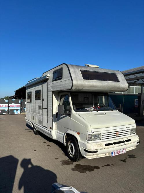 Peugeot 1992 turbo 2.5 !!!, Caravans en Kamperen, Mobilhomes, Particulier, tot en met 4, Diesel, Ophalen