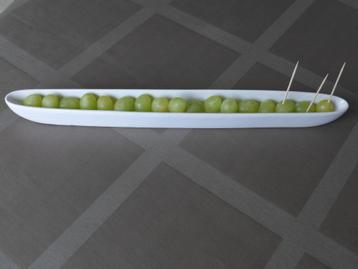 Aperitiefschaaltje wit 39cm beschikbaar voor biedingen