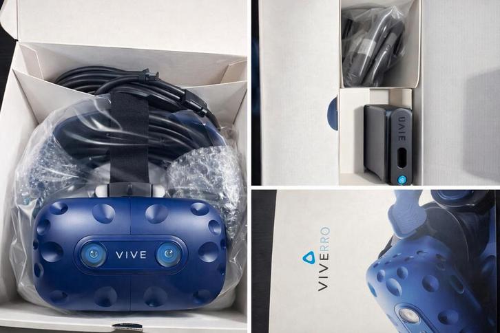 Casque VR HTC Vive Pro – Excellent état – Complet avec boîte, Consoles de jeu & Jeux vidéo, Virtual Reality, Comme neuf, PC, Enlèvement ou Envoi