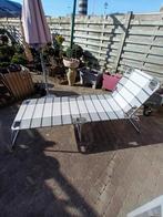 Ligbed, Tuin en Terras, Ligbedden, Ophalen, Zo goed als nieuw, Aluminium, Inklapbaar