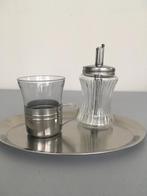 Lot: tas + SUIKERSTROOIER + schoteltje., Antiek en Kunst, Ophalen