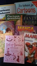 LEREN TEKENEN : CARTOONS - MANGA - FANTASY - ELFEN - DANSEN, Boeken, Ophalen of Verzenden, Tekenen en Schilderen
