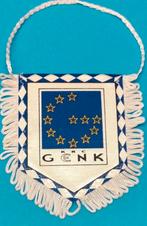 KRC Genk 1988 vintage prachtige zeldzame vaandel, Comme neuf, Ballon, Enlèvement ou Envoi