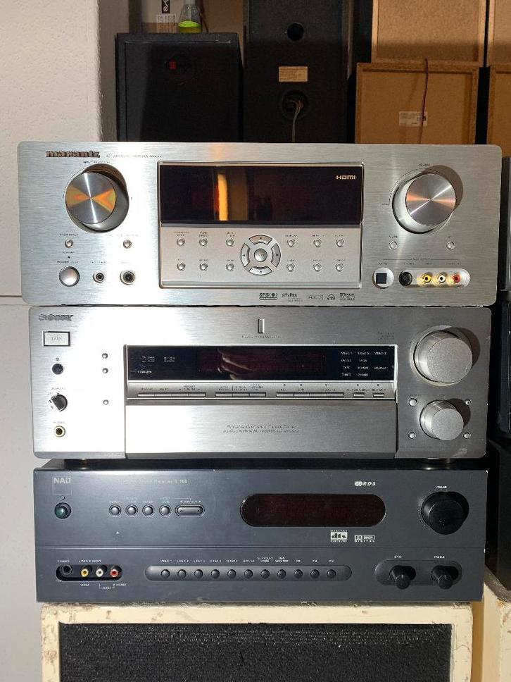 Verschillende AV Versterkers NAD, Marantz, Yamaha, Technics, Audio, Tv en Foto, Home Cinema-sets, 7.1-systeem, 70 watt of meer